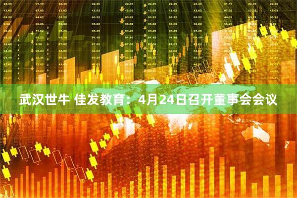 武汉世牛 佳发教育：4月24日召开董事会会议