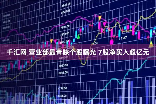 千汇网 营业部最青睐个股曝光 7股净买入超亿元