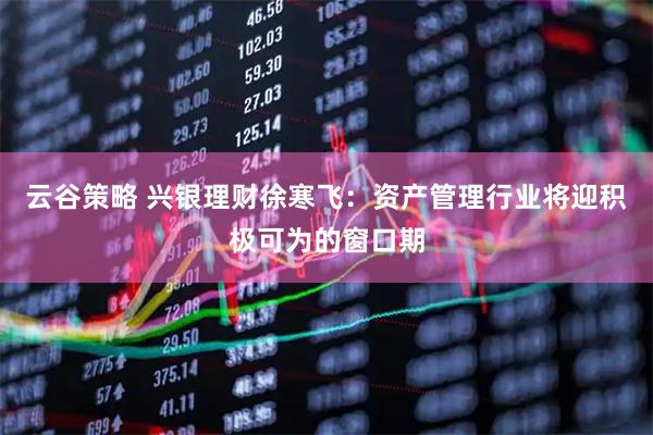 云谷策略 兴银理财徐寒飞：资产管理行业将迎积极可为的窗口期